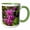 Green/White, variant on 3drose, Cattleya Orchid, 11oz Two-tone Green Mug