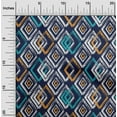 thumbnail image 2 of oneOone Cotton Poplin Twill Navy Blue Fabric Geometric Quilting Supplies Print Sewing Fabric By The Yard 56 Inch Wide, 2 of 6