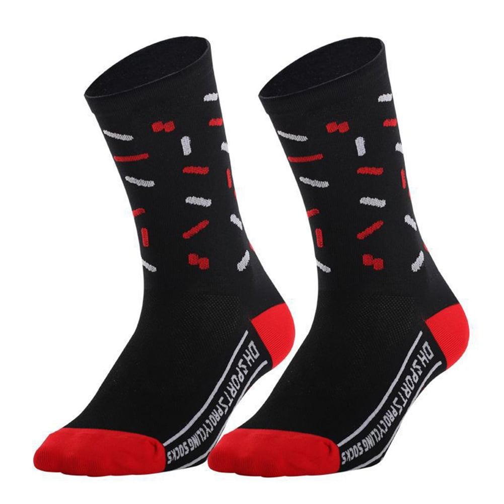 Outdoor Sports Striped Breathable Soccer Socks Unisex Cycling Running Socks N#S7 