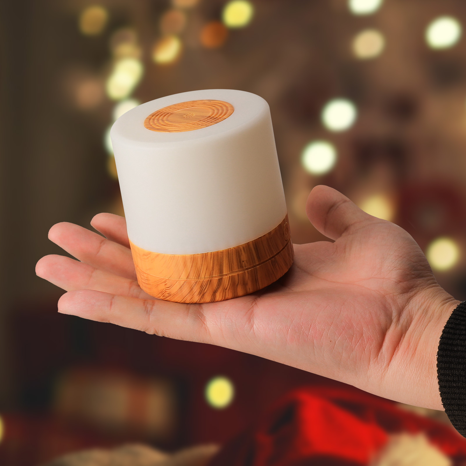 Night Light Touch Sensor Lamp Mini Bedside Table Lamp with Remote, 16 Colors RGB, USB Rechargeable, Portable Dimmable LED Night Light for Bedroom, Living Room