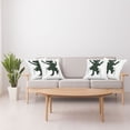 thumbnail image 4 of Ambesonne Cat Throw Pillow Cover 4 Pack, Animal Funny Pet Art, 16", Dark Green White, 4 of 7