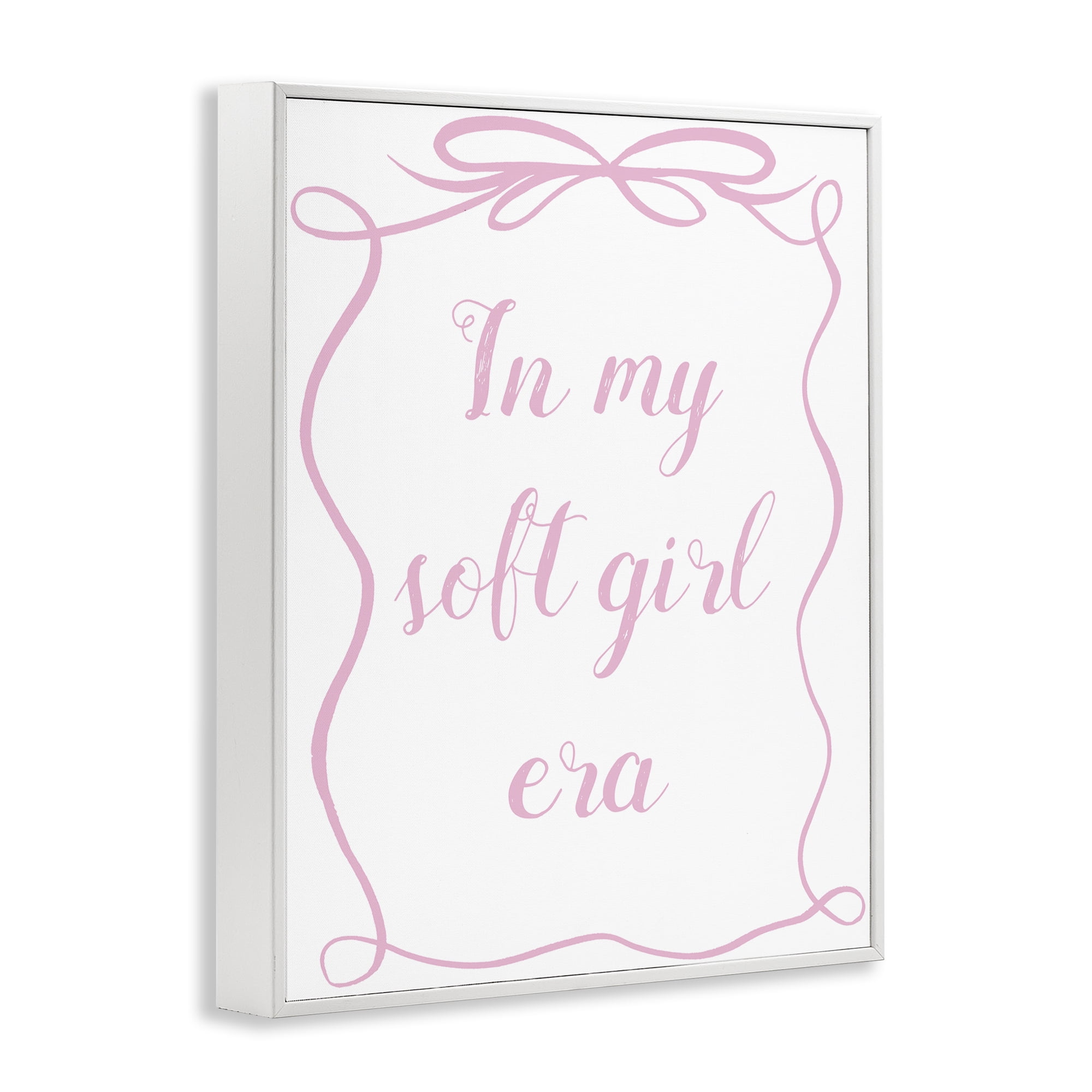 Stupell Industries In My Soft Girl Era White Framed Giclee Art, design by Lucille Price