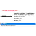 thumbnail image 2 of Rear Strut Assembly - Compatible with 1966 - 1973 Volkswagen Squareback 1967 1968 1969 1970 1971 1972, 2 of 2