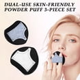 thumbnail image 6 of Powder Puff,Makeup Puffs,3-Piece Set Face Soft Powder Puffs Makeup Sponge Setting Powder Dry and Wet Makeup Setting Puff Make up Beauty Tool,Used for Loose Powder Foundation(Blue), 6 of 8