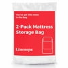Linenspa 2-Pack Mattress Bags for Moving, Storage and Disposal, Multiple Sizes