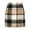 KH2, variant on ZHOUCHANKIDS Womens Wool Plaid Mini Skirt Fall Winter High Waisted Bodycon Pencil Skirt Green L