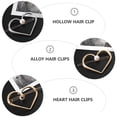 thumbnail image 4 of Miangastore Barrettes pour Cheveux pour Femmes Creux 3Ensemble 2.6X2X0.4In, 4 of 9