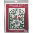 thumbnail image 2 of Winter Stained Glass Counted Cross Stitch Kit-10"X13.25" 14 Count, Pk 1, 2 of 2