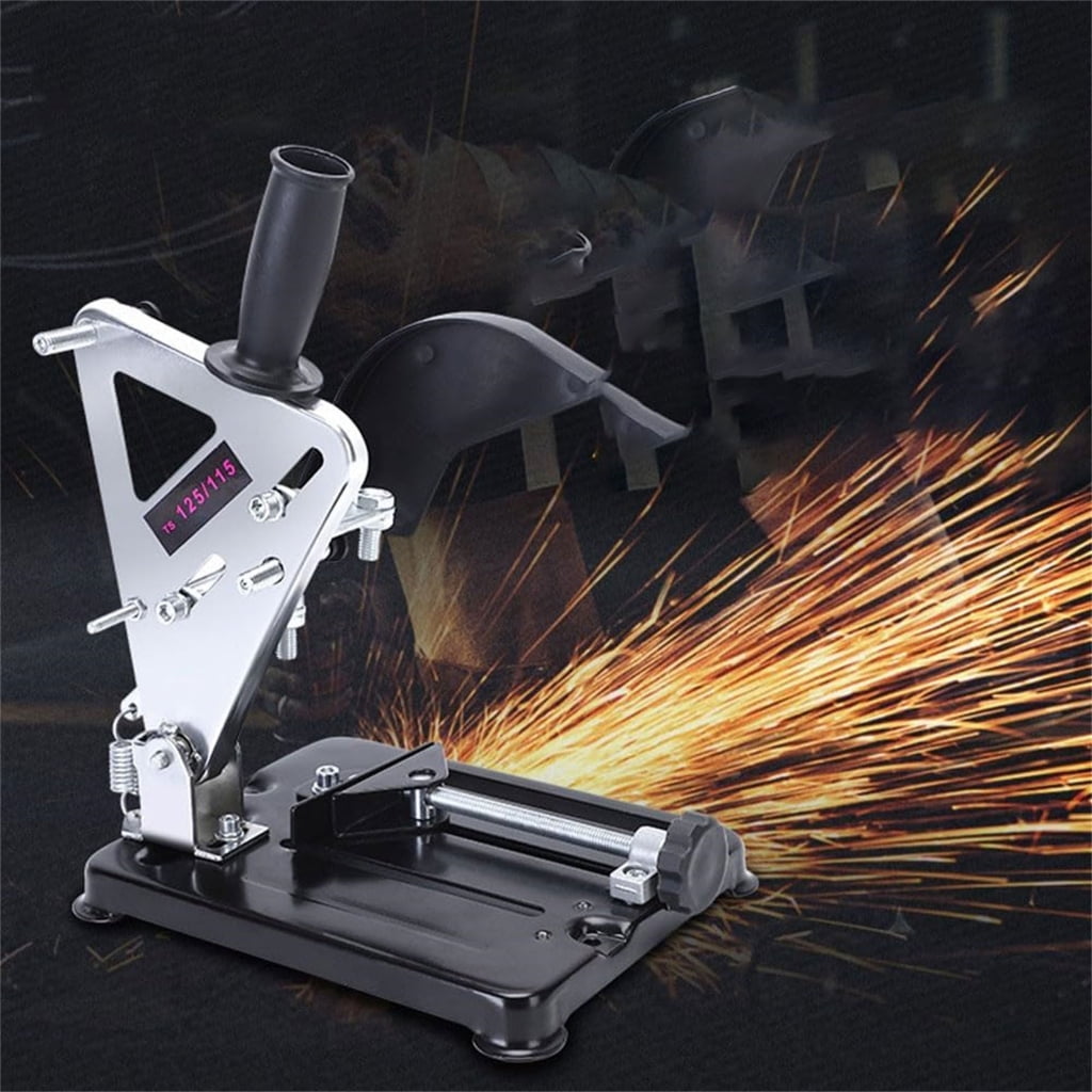 MOMOJIA Adjustable Angles Grinder Stand Mounting Bracket Stabilizers For 100-125mm Grinder Tool Mount With Solid Cast Iron Base