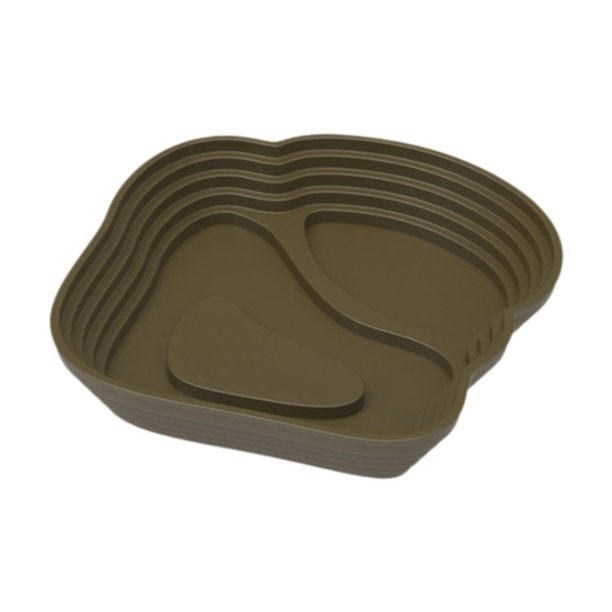 Plato de baño de es Piscina de tortuga Tazón para gecko Camaleón semi acuático Verde