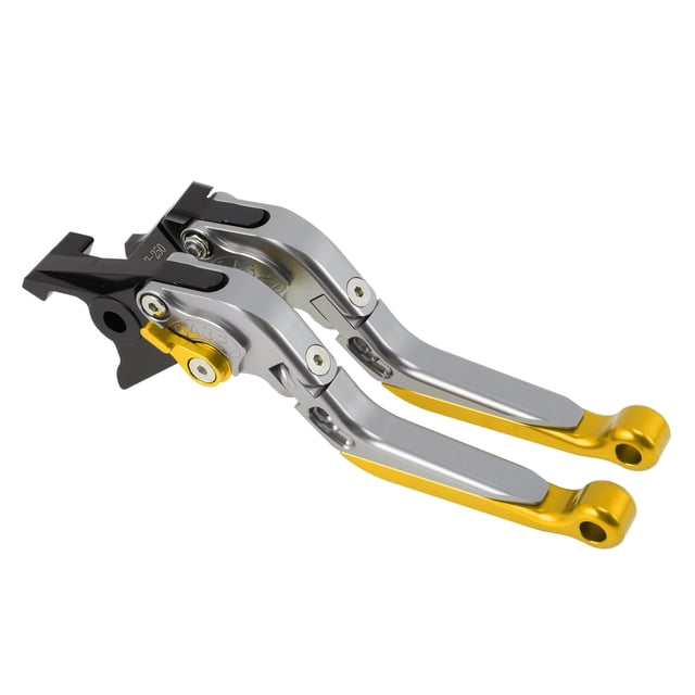 Palancas de freno y embrague cortas y largas únicas para Honda Rebel/CMX 500/300, palanca de freno ajustable de manillar de motocicleta de aleación de aluminio con mango de titanio y extremo dorado