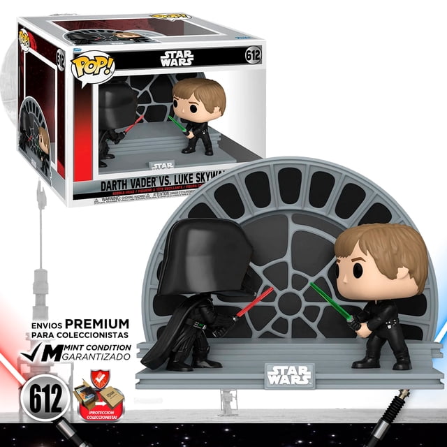Funko Pop Darth Vader Contra Luke Skywalker #612 Star Wars Original
