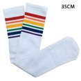 thumbnail image 3 of Qarigey Calcetines de tubo medio Transpirable Algodón puro Buena retención de calor Medias Diseño de rayas Absorbente de sudor para niños Medias Tipo 46 Qarigey AP009517-46, 3 of 6