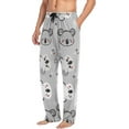 thumbnail image 4 of Men's Pajama Pants with Pockets Sleepwear Lounge Pants Stretch Casual Cute Koala Bears Stars, 4 of 6