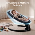 thumbnail image 4 of HARPPA Baby Swing for Boy with Remote Control, 5 Sway Speed, 10 Lullabies, Black, 4 of 10