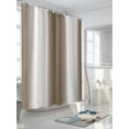 thumbnail image 3 of Shower Curtain Brown White Bathroom Curtains with Hooks, Waterproof Fabric Gradient Color Bath Shower Curtains Set for Bathroom Bathtubs Decor 36x72 Inch, 3 of 8