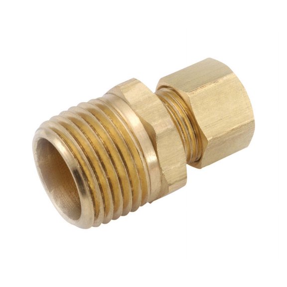 Anderson Metals 710068-0608 .38 in. Compression x .5 in. Male Pipe Thread Connector