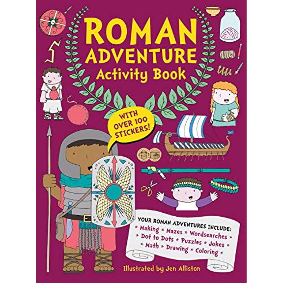 Pre-Owned Roman Adventure Activity Book, 9781787080430, 1787080439, Paperback,