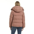thumbnail image 2 of Women's Modern Supply by Sanctuary Hooded Puffer Coat Color: Clay Size: MEDIUM, 2 of 4