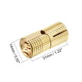 thumbnail image 2 of Unique Bargains Cylindrical 12mm Invisible Furniture Hinge Concealed Hinge 2Pcs, 2 of 3