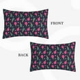 thumbnail image 2 of Fuzoiu Ping Pong Rackets And Balls Print Fuzzy Pillowcases, Super Soft Pillow Case Cover with Zipper for Bedroom, Sofa, Couch,Cozy Pillow Shams for All Seasons-16"x24", 2 of 6