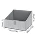 thumbnail image 3 of Contenedor Trapezoidal Plegable, Organizador Grande para Ropa, Toallas, Juguetes, Libros y Bolsos, Organizador de Estantes de Nailon Gris, Paquete de 1, 3 of 6