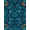 Blue, Pattern 1, variant on ODIKA Jungle Wildlife Border Dinosaur Moth Tiger Rig Whimsical Print Refined for Bedroom, Bedside, Nursery, Pet Friendly & Kids Safe