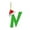 N, variant on Pompotops Clearance Sales Christmas Acrylic Letters Christmas Letter Ornaments Acrylic Decorations Hanging Christmas Tree Ornaments