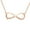 Rose gold, variant on 18K Gold Plated Personalized Infinity Name Necklace Customized Any Name Infinity Pendant Nacklace