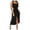Black, variant on Puntoco Summer dresses for women 2025 Women's Plus Size Casual Midi Dress Summer Short Sleeve Beach Dress Swing Flowy Tiered Dresses Orange 10(XL)