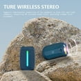 thumbnail image 4 of DeskAKBK Outdoor Portable Bluetooth Speaker With LED Light Long Standby Life Wireless Speaker High Power HiFi Stereo Sound Speaker Waterproof Speaker,Father's Day Gifts for Husband, 4 of 8