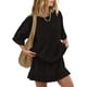 thumbnail image 2 of Conjunto de falda Panadila, camisa y falda casual de manga corta para mujer, 2 of 4