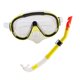 thumbnail image 1 of Set de snorkel Gafas de natación Máscara de buceo de visión amplia Máscara de natación para apnea Amarillo Claro, 1 of 9