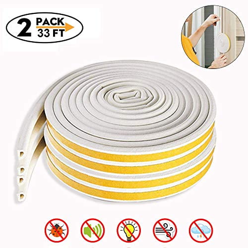 Weather Stripping for Doors, Self Adhesive Foam Door Weather Stripping