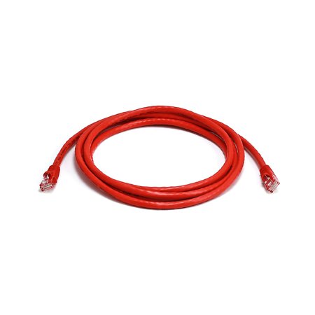UPC: 0844660021414 | Monoprice Patch Cord Cat 5e Booted Red 7.0 ft. 2141