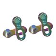 thumbnail image 1 of 2 pares 9/10/11/12 bicicleta ciclo cadena que enlace 9 es de colores Sunnimix conector de cadena de bicicleta, 1 of 8