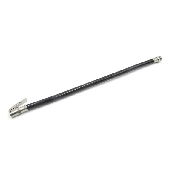 Unique Bargains Flexible Clip On Air Tyre Tire Chuck Inflator Rubber Hose for Car Motorcycle