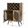thumbnail image 3 of Boyel Living Wine Bar Buffet Cabinet with Storage & 11 Wine Racks, 3 of 10