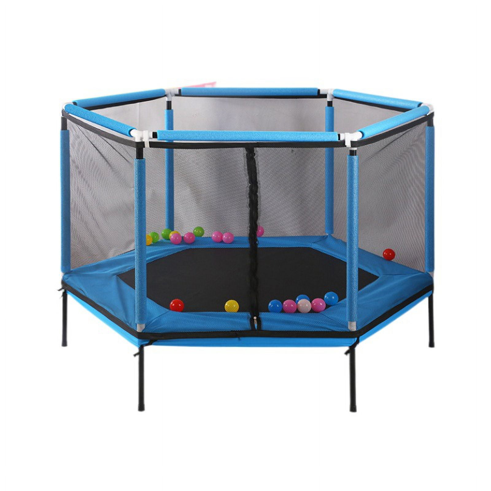 Factory direct selling children s 1.6 meters indoor trampoline household children s adult trampoline with protective net fitness trampoline Walmart