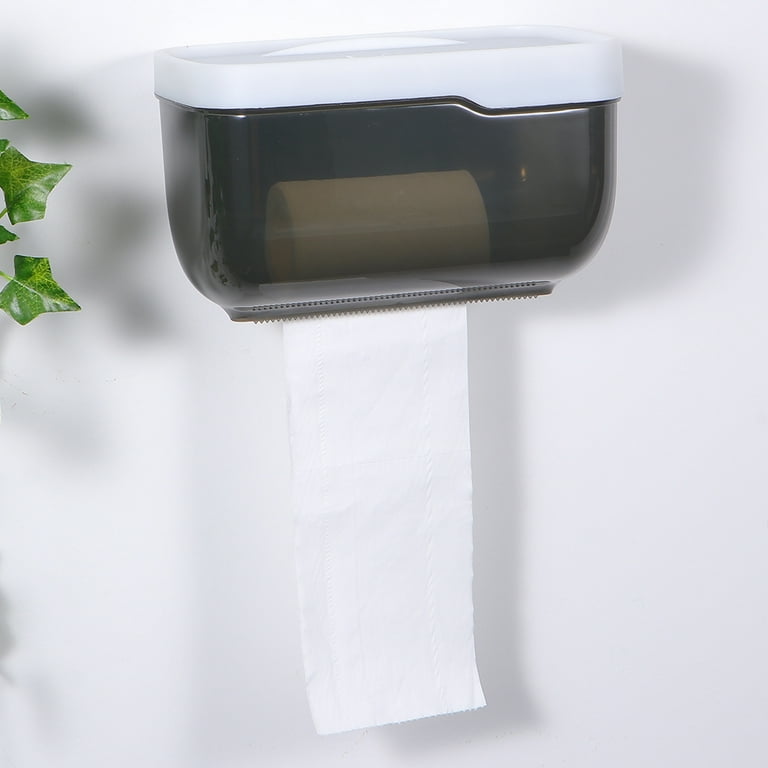 1pc Punch Free Toilet Paper Holder, Tissue Box, Bathroom Shelf, Storage  Shelf