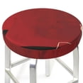 thumbnail image 3 of Fotbe Minimalist Romantic Dinner Stool Covers Round,Waterproof Round Bar Stool Covers Bar Chair Covers Washable Stool Cushion Slipcover for 12-14 Inch Chair-13 inch, 3 of 7