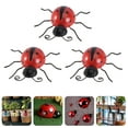 thumbnail image 6 of OUNONA Ladybugs Live Decor Ornament Fun Decorations Garden Collectibles, 6 of 8