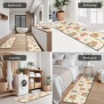 thumbnail image 5 of Beige Highland Cow Flower Cartoon Pattern Kitchen Rugs Sets Of 3,Kitchen Runner Rugs Non Skid Washable,Decorative Kitchen Floor Mats for Kitchen,Sink,Laundry,17"x30"+ 17"x47" + 17"x59", 5 of 6