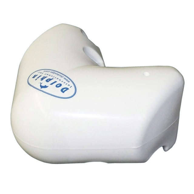 Dockside Bumper Dock Edge Dolphin (esquina, 30 x 30 cm), color blanco