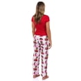 thumbnail image 5 of Dr. Seuss The Grinch Pajamas Women's Pink Buffalo Santa Plush Lounge Sleep Pants, 5 of 6