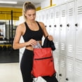 thumbnail image 4 of Drawstring Backpack Gym Bag with Large Capacity, Lightweight Foldable Sports Sackpack for Travel, Swimming, Beach and Outdoor Activities, 4 of 6