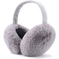 thumbnail image 1 of Orejeras de invierno Orejeras cálidas de piel sintética Lindos calentadores de orejas plegables para exteriores para mujeres y niñas, 1 of 5