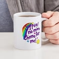 thumbnail image 4 of CafePress - Mug No More Chemo - 11 oz Ceramic Mug - Novelty Coffee Tea Cup, 4 of 4