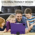 thumbnail image 2 of TECH CIRCLEKids Case for iPad 10th Generation Case,for 2022 10.9 inch iPad 10th Generation Case with Pencil Holder & Stand, Heavy Duty Shockproof Rugged Cover for Kids Boy Children,Purple, 2 of 6