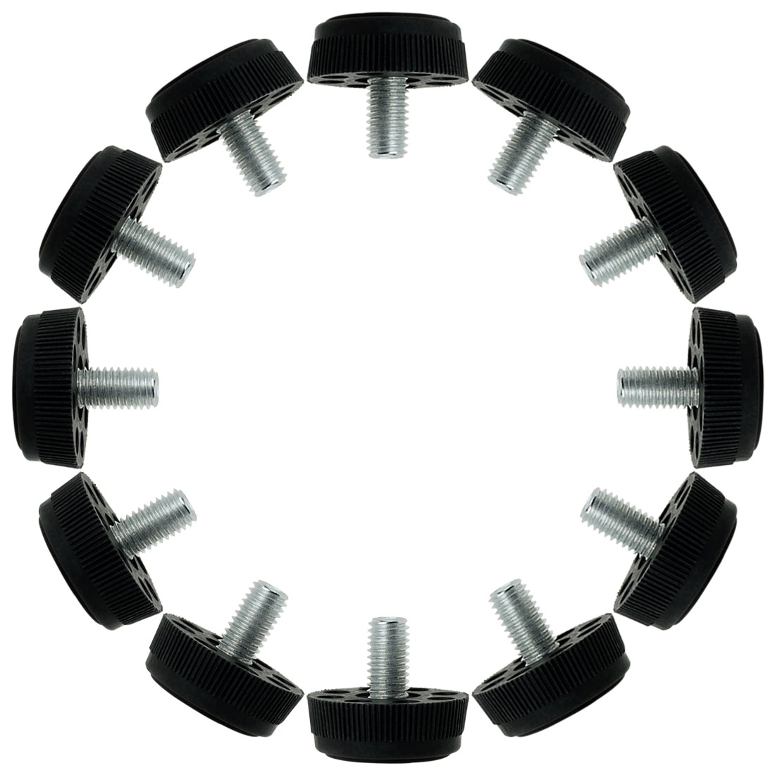 M8 x 13 x 30mm Furniture Leveling Feet Adjuster for Restaurant Table